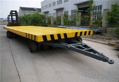 哈尔滨拖车租赁公司教您平板拖车的操作规程